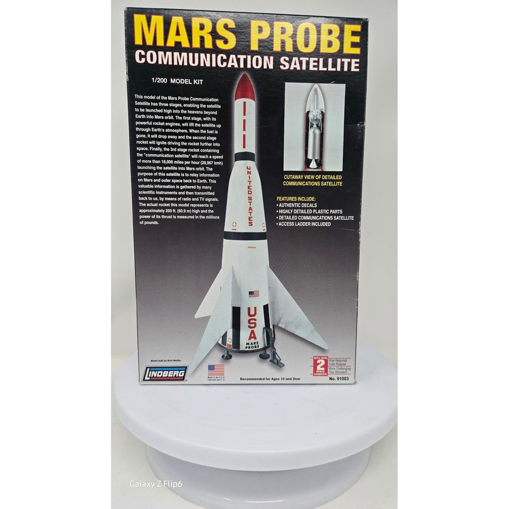Lindberg Mars Probe Communication Satellite 1/200 Model Kit 91003 Space Rocket